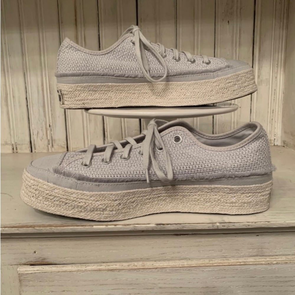 Converse Summer Getaway CT All Star Espadrille Gray Women's Size 8 summer